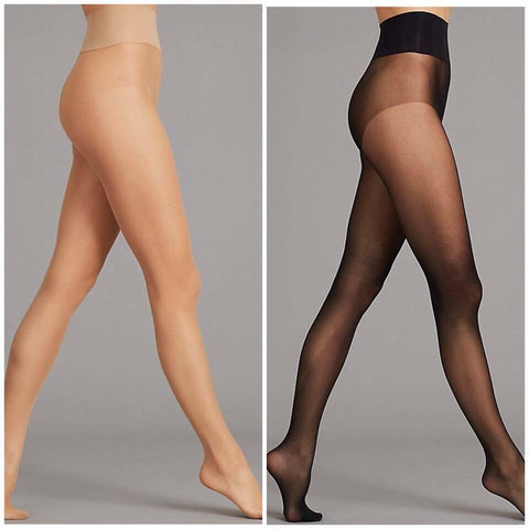 Stockings Tights Women Shiny Gloss Glossy Sheer Shimmer Hosiery Small Plus Size - House Of Fashion Wear