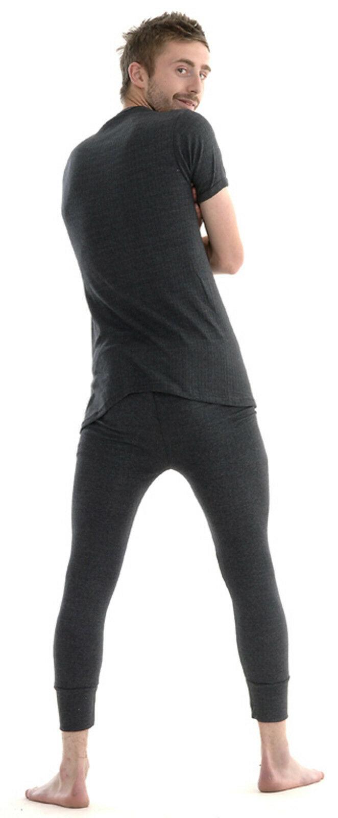 Men Thermal Underwear Set - Winter Thermal Long Johns Mens Warm Top and  Bottom Set Black at  Men's Clothing store