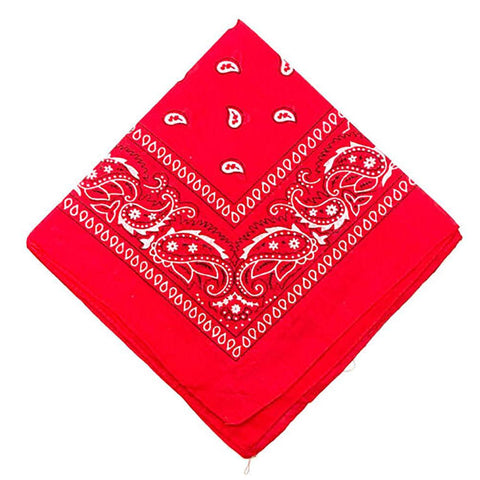 Bandana Head Red Tie Neck Wear Adult Scarf Wrist Wrap Head Band Cotton Bandana - House Of Fashion Wear