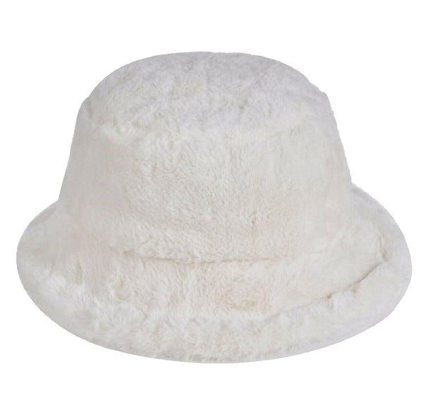 Fluffy Bucket Hat Soft Plush Festival Bright Colour Fisherman Hat Mens Womens Cap Rave Dance Sun Winter Faux Fur Foldable Hat - House Of Fashion Wear