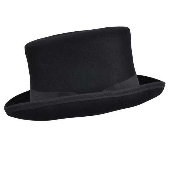 Men’s Crushable Top Hat Women's Wool Fedora Felt Soft Ribbon Band Bow Topper Hats - House Of Fashion Wear