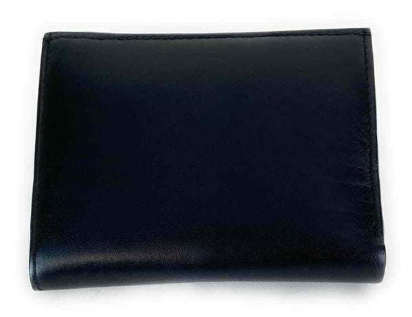 Mens Real Leather Wallet Credit Card Holder Coin Purse Black Slim Wallet ID 109D - House Of Fashion Wear
