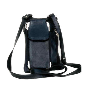 Travel Utility Work Black Leather BAG Messenger Cross Shoulder Strap Bag Mens Ladies Canvas Cross Body Multi Functional Handbag - House Of Fashion Wear