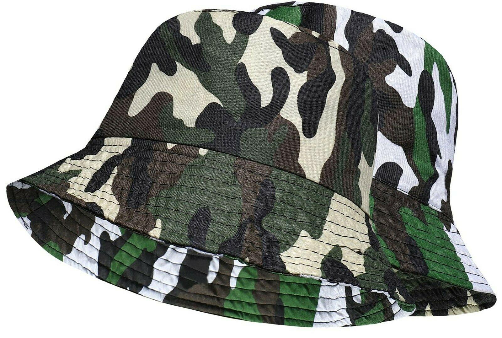 Adult Unisex Bucket Hat Cotton Fisherman Summer Beach Fishing Festival hat